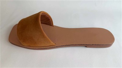 Dép da chống nhung mùa hè